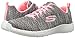 Skechers Sport Women's Burst New Influence Fashion Sneaker,Grey/Coral,8 M US