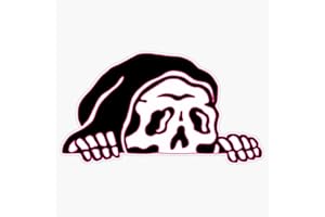 RQH TRADING Creeper Skeleton Sticker Bumper Sticker Vinyl Decal 5"