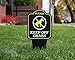 Keep Off Grass Yard Sign With Stake | No Dogs, No Pets, No Peeing, No Pooping on Lawn Signs | Unique Triple Self Staking Design | Heavy Duty Dibond Aluminum | Larger 18” Tall x 8” Wide