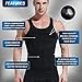HÖTER Mens Slimming Body Shaper Vest Shirt Abs Abdomen Slim (TOP Edition) …