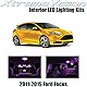 XtremeVision Ford Focus 2011-2015 (4 Pieces) Blue Premium Interior LED Kit Package + Installation Tool