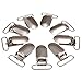 yueton 30pcs Metal Pacifier Clips Bib Clips Suspender Clips