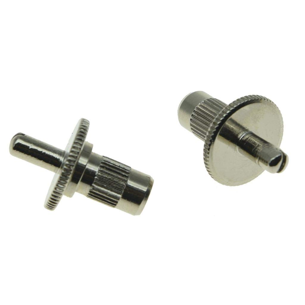 Photo 1 of Dopro Pack of 2 Nashville Style Guitar Tune-o-matic Bridge Posts Guitar Bridge Studs Bridge Post with Anchors for USA Les Paul Nickel
