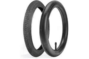 MOLIBISTY 16×1.75 Tires and Inner Tubes,47-305 16x1.75 stroller wheels replacement tire Compatible with Revolution PRO/Flex/SE, BOB 3-Wheeler(1Set)