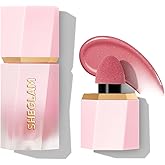 SHEGLAM Color Bloom Dayglow Liquid Blush Makeup for Cheeks Shimmer Finish - Love Cake