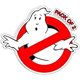 IMPERIAL VIBES – Ghost Busters Sticker – Vinyl Decal for Car, Truck, and Van – Removable Indoor and Outdoor Use for Laptop Sticker – Waterproof Decal for Window and Waterbottle – Pack of 2 Imp 50