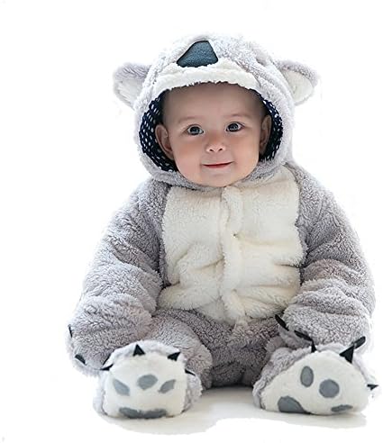 MagicQK Baby Jumpsuit, Infant Costume Toddler Christmas Soft Outfit from Newborn to 18 Months