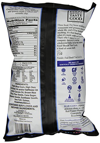 Food Should Taste Good, Tortilla Chips, Blue Corn, Gluten Free Chips, 5.5 oz - Thumbnail 3