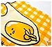 Gudetama Soft Blanket Warmer Fleece Blanket Yellow Grid 100x150 cm / 39.3