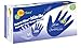 BeeSure BE1147 Superslim Nitrile Powder Free Exam Gloves, Medium (Pack of 300),blue