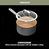 Ninja Extended Life 20cm Ceramic Saucepan with Lid Induction Safe view 6