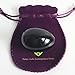 Yoni Egg of Black Obsidian Stone for Women, Large Size (50x40mm) Yoni Jade Egg by Polar Jade