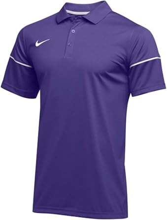 purple dri fit polo