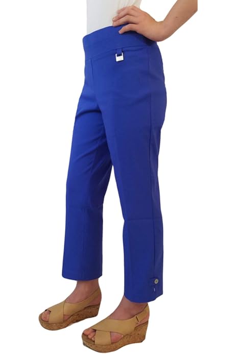 Rafaella Women's Pull On Soft Stretch Comfort Capri Dress Pants (as1,  Numeric, Numeric_4, Regular, Regular, Black White, Regular) at Amazon  Women's Clothing store