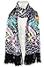 Ed Hardy Womens Panther Knit Scarf -Lavender/Black
