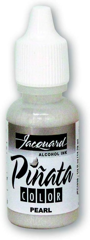 Jacquard Pinata Alcohol Ink Pearl 036, Vibrant Metallic Pigment Used with Resin Art
