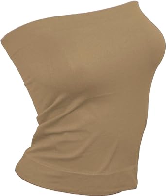 Damen Long Bandeau Top Body Sport BH GoGo trägerlos Bustier bt1 Long