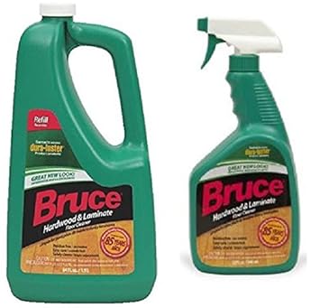 Bruce 64 Oz 32oz Nowax Hardwood And Laminate Floor Cleaner Value Pack