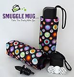 Umbrella Flask w/ Lid Seals & Speed Pourer (Multi-Color Polk-a-Dot)