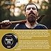 Beard Wax for Men - Beard Growth Oil and Mustache Wax - Beard Butter Softener - Beard Shaping and Styling Wax - All Natural and Organic Set - Made in USA