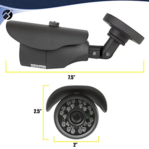 Best-Vision-16CH-4-in-1-HD-DVR-Security-Camera-System-1TB-HDD-16pcs-1080P-Lite-High-Definition-Outdoor-Cameras-with-Night-Vision-DIY-Kit-App-for-Smartphone-Remote-Monitoring