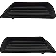 Brock Replacement Pair Set Front Bumper Grille Fog Lamp Hole Opening Covers Compatible with 07-09 Camry w/o Fog Lamps 5212806050 5212706050