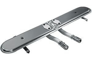 GrillPro 25723 15.5-Inch Fit Universal Bar Burner, Silver