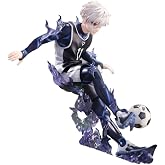 Puruuige Nagi Seishiro Figure Model Anime Nagi Seishiro Figurine PVC Kicking Soccer Position Character Statue Collectible Sculpture Decorations