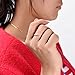 THREE KEYS JEWELRY 2mm Titanium Wedding Ring for Women Matte Frostd Plated Rose Gold Wedding Band Engagement Ring Size 8