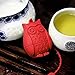 Owl Design Silicone Creative Tea Bag Reusable Tea Infuser Strainer Set Unique Cute Tea Set of 6PCS with Varying Bright Colors Best Gift in Kitchen of Home Or Offices ?-