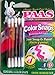 No Mess Easter Egg Coloring Kit, PAAS COLOR SNAPS, (4 PACK) Painting Eggs with Food Safe Dyes, Perfect for Groups of Kids, Allows Artistic Drawing Designs