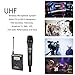 Wireless Handheld Microphone for Camera, Saramonic Uwmic15A UHF Interview Transmitter and Receiver Microphone System for Video Recording for Nikon,Canon, DSLR,DV Camcorder (3.5mm TRS Jack)