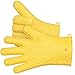 Zestkit Heat Resistant Gloves Silicone BBQ Grill with Wrist Protection, Oven Mitts for Grilling, Waterproof