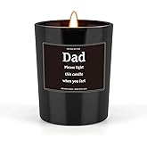 Dad Gifts From Daughter and Son - Valentine's, Birthday, Christmas, Easter, Father's Day - Candles for Men, Step Dad, Daddy