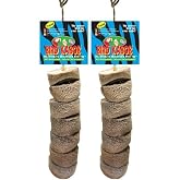 Bird Kabob Original - 2 Pack - an All-Natural, Holistic, Veterinarian Recommended, Earth Friendly, shreddable Hanging Bird Toy with Yucca Chunks