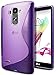 LG G Stylo Case, Cimo [Wave] Premium Slim TPU Flexible Soft Case for LG G4 Stylo/Stylus (2015) - Purple