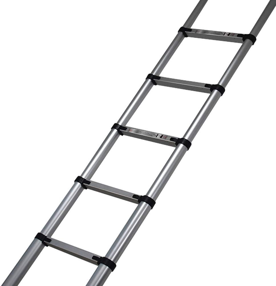 Aluminum Telescopic Extension Ladder Folding Step One-Button Inward Sliding Retraction 10.5FT / 3.2M 12.5FT / 3.8M 14.5FT / 4.4M Multi-Use Non-Slip (10.5FT / 3.2M) - - 