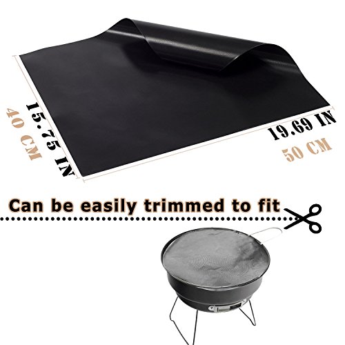 Oven Liner - Set of 3 Large Non-Stick Mat Liners for Gas, Electric, Convection, Toaster Ovens and Easy to Clean, 15.8 x 19.7 inch.