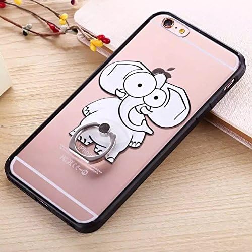 iPhone 7 Plus Case, Trista99 - Crystal Clear Shock Absorption Soft TPU Bumper Rubber Gel Cover, Transparent Clear Back Cute Animal Pattern Case with Stand for 5.5 inch iPhone 7 Plus (Elephant)