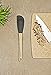 Epicurean Silicone Series Utensils, Medium Spatula, Natural with Black