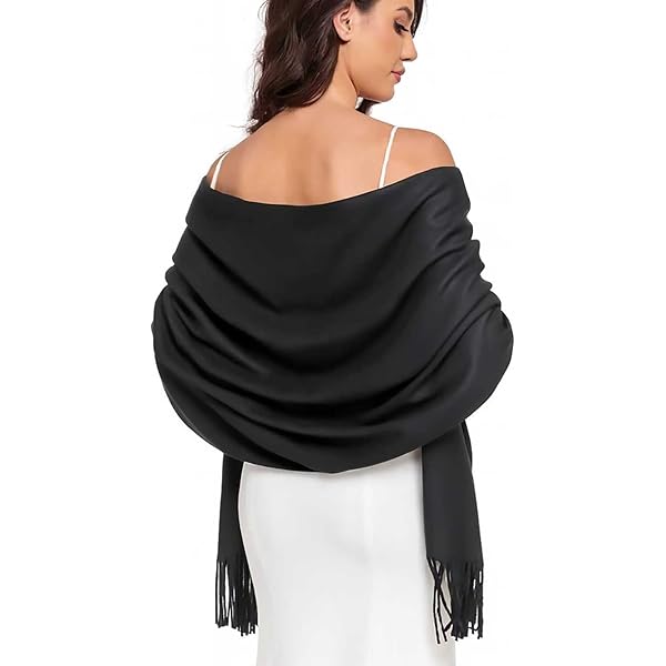 SERENITA Pashmina Shawls Wraps for Women. Dress Cover Up Formal. Cashmere Feel Wrap for Evening Dress. at Amazon Women's Clothing store SERENITA Pashmina Shawls Wraps for Women. Dress Cover Up Formal. Cashmere Feel Wrap for Evening Dress. at Amazon Women's Clothing store