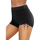 Yonique Women's Swim Shorts High Waisted Bathing Suit Bottoms Tummy Control Boy Shorts Board Shorts