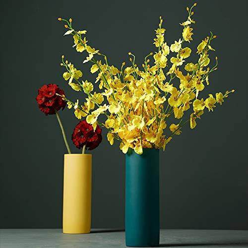 人気商品の ストレート花瓶セラミック飾りシンプルなドライフラワーイラストセラミック装飾 Qyszyg Gray B07qqpfj37 Gray Color フラワーベース花器 Www Wwmp Org Za