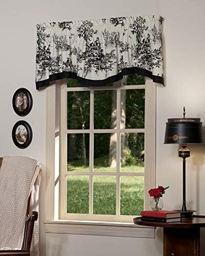 ThomasvilleBouvier Shaped Valance 74W x 19L
