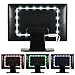Power Practical LED Strip Lights Backlight, USB Light Strips w/Remote for 15 Ambient Color Bias Lighting Options & 10 Brightness Modes, for TV/Computer Decor/Indoor Use, Size(<24