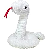 Doindute White Plush Snake Stuffed Animal Toy, Soft Cuddly Plushie Hugger Toy for Boys & Girls, Gifts for Kids or Girlfriend, 17 Inches