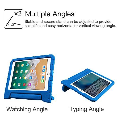 Fintie iPad Pro 10.5 Case - Kiddie Series Light Weight Shock Proof Convertible Handle Stand Bumper Cover [Kids Friendly] for Apple iPad Pro 10.5 Inch 2017 Release Tablet, Blue