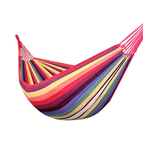 Outdoor Sport Single Hammock for Camping Backpacking Survival or Travel Gear – Sleeping Hanging Bed or Corner Net Organizer