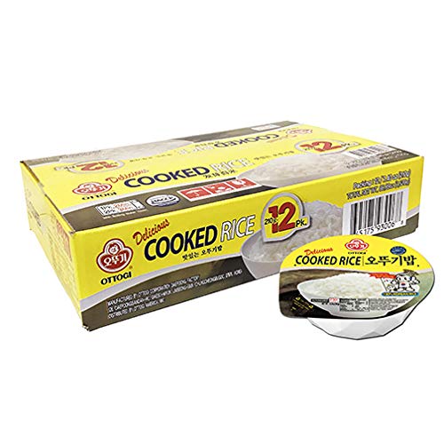 [OTTOGI] Delicious COOKED RICE, Gluten free, Microwavable instant cooked rice, Precooked ready