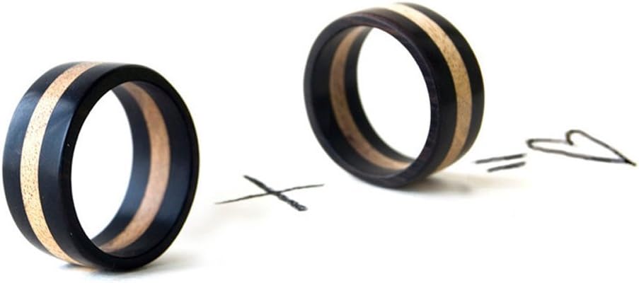 GenericWooden Rings Set, Wooden Wedding Ring, Wood Wedding Ring, Natural Wedding Bands, Ebony Rings, Natural Rings, Wooden Jewelry, Natural Jewelry